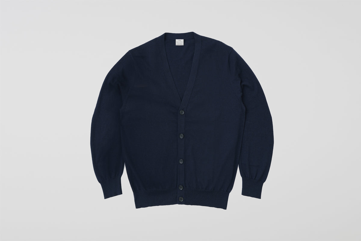 Extra Fine Lambs Knit Cardigan ネイビー ssstein EX FINE LAMBS KNIT CARDIGAN・MIDNIGHT - tity